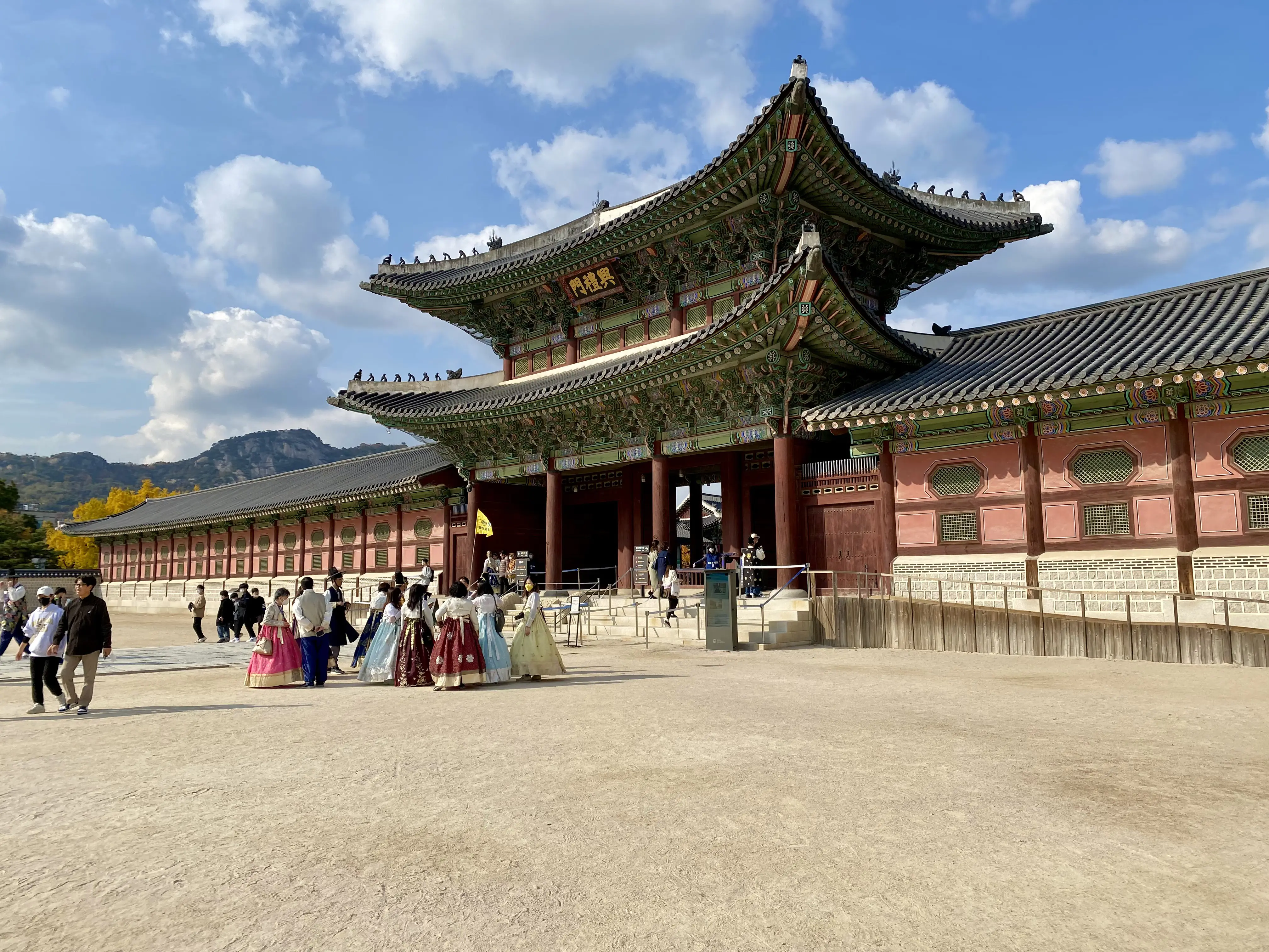 Entrance and Hanbok