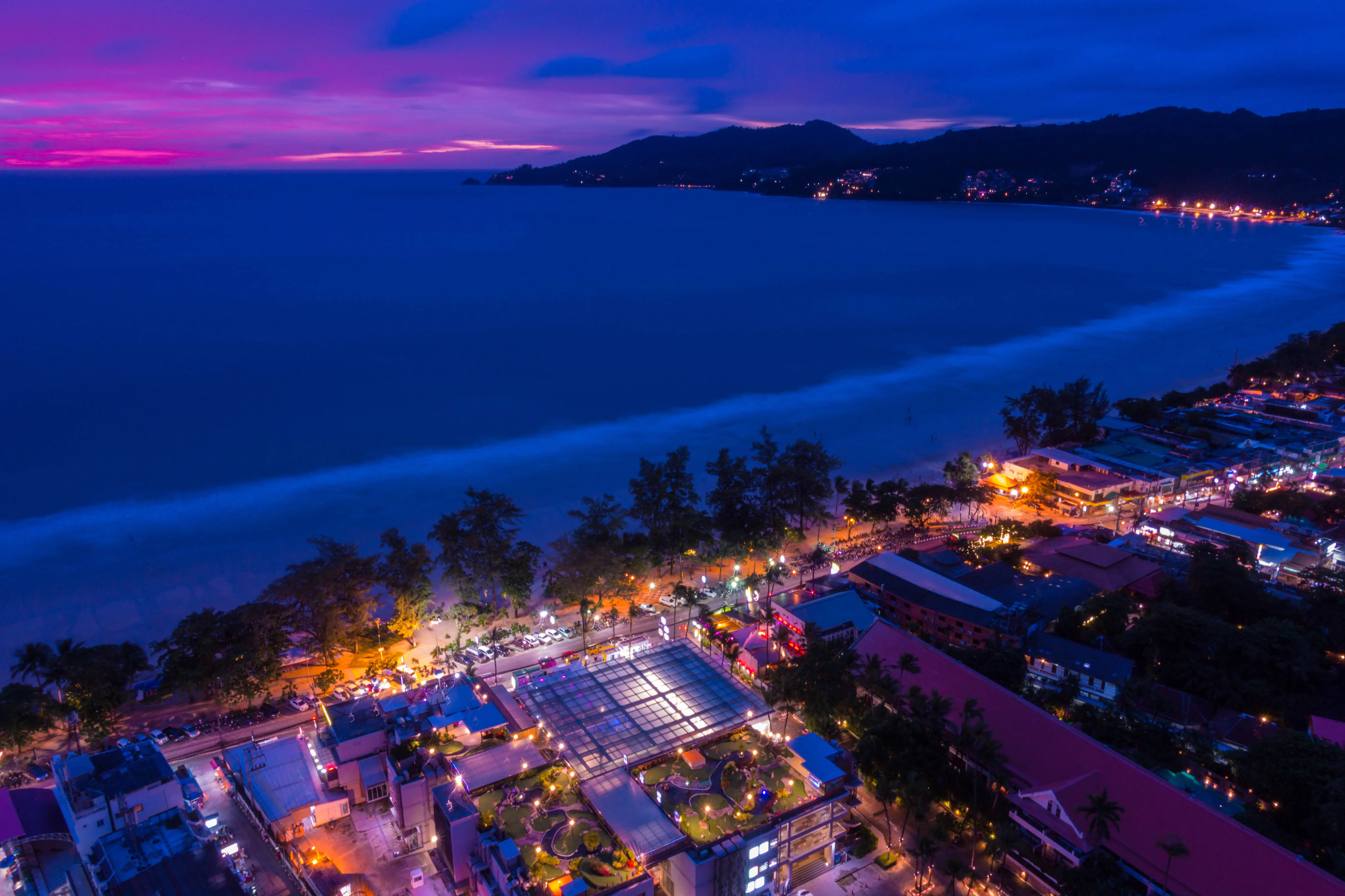 Seaside accommodations in Patong Beach, Phuket