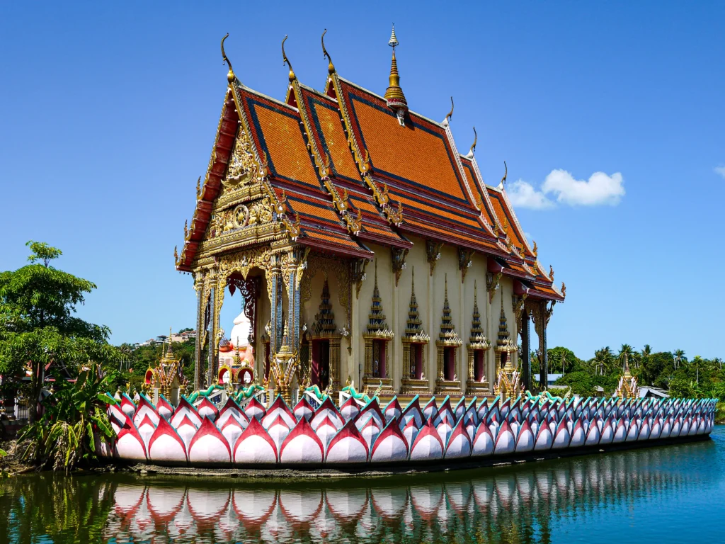 Visit a temple in Koh Samui, Thailand