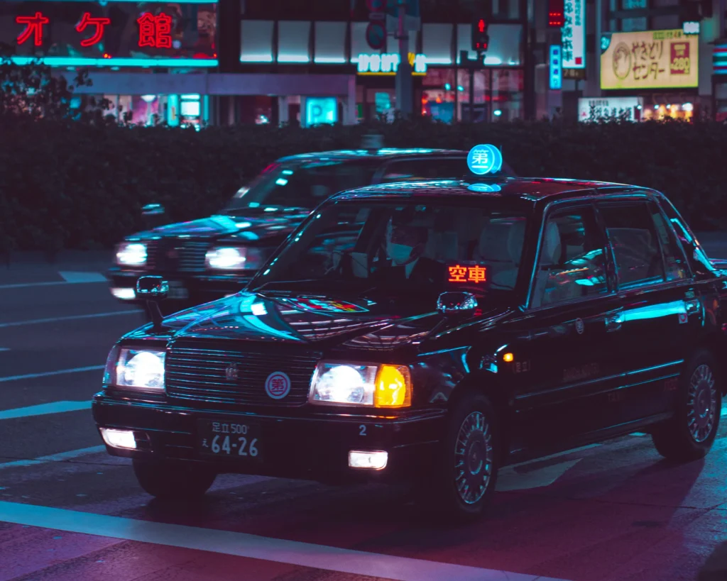 Old Taxi Japan