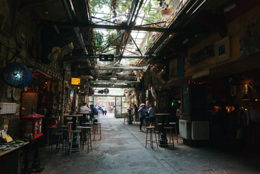 Szimpla Kert unique place to do in Budapest